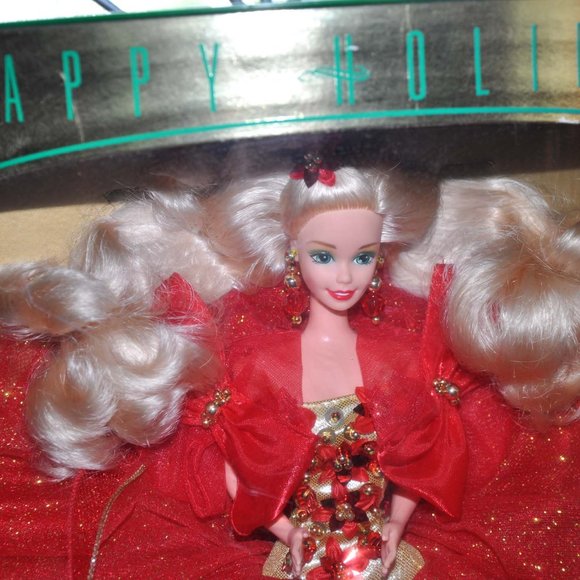 Vintage Collectible 1993 Happy Holidays Special Edition Barbie Doll (NIB) - Picture 2 of 6
